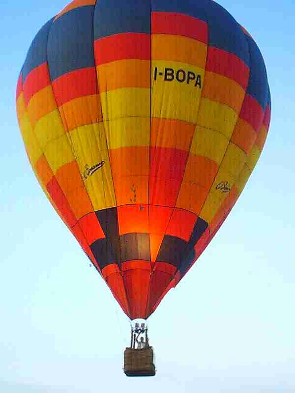 Paolo Bonanno in volo