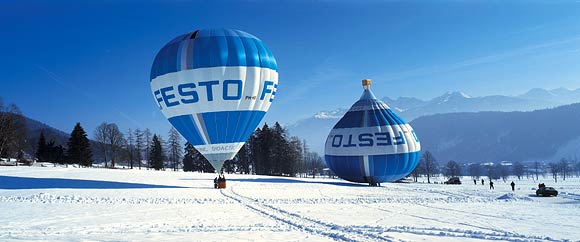 I palloni della Festo (Foto archivio Festo - www.festo.com)