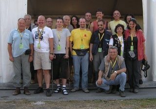 Foto di gruppo degli ufficiali di gara