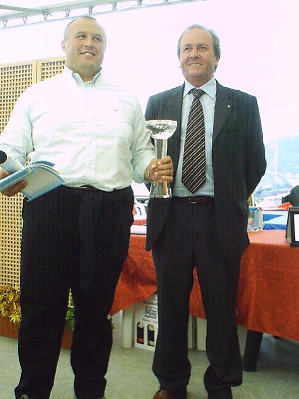 La premiazione di Carlo Rovelli nuovo campione italiano (Foto R.Spagnoli)